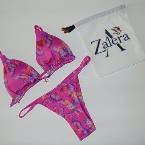 Zalera Brazilian Bikini Thong – Butterfly Print – Sizes S, M, L (New)